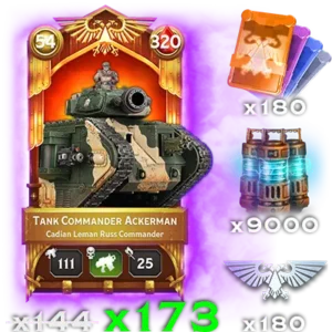 Tank Commander Ackerman Large Bundle
